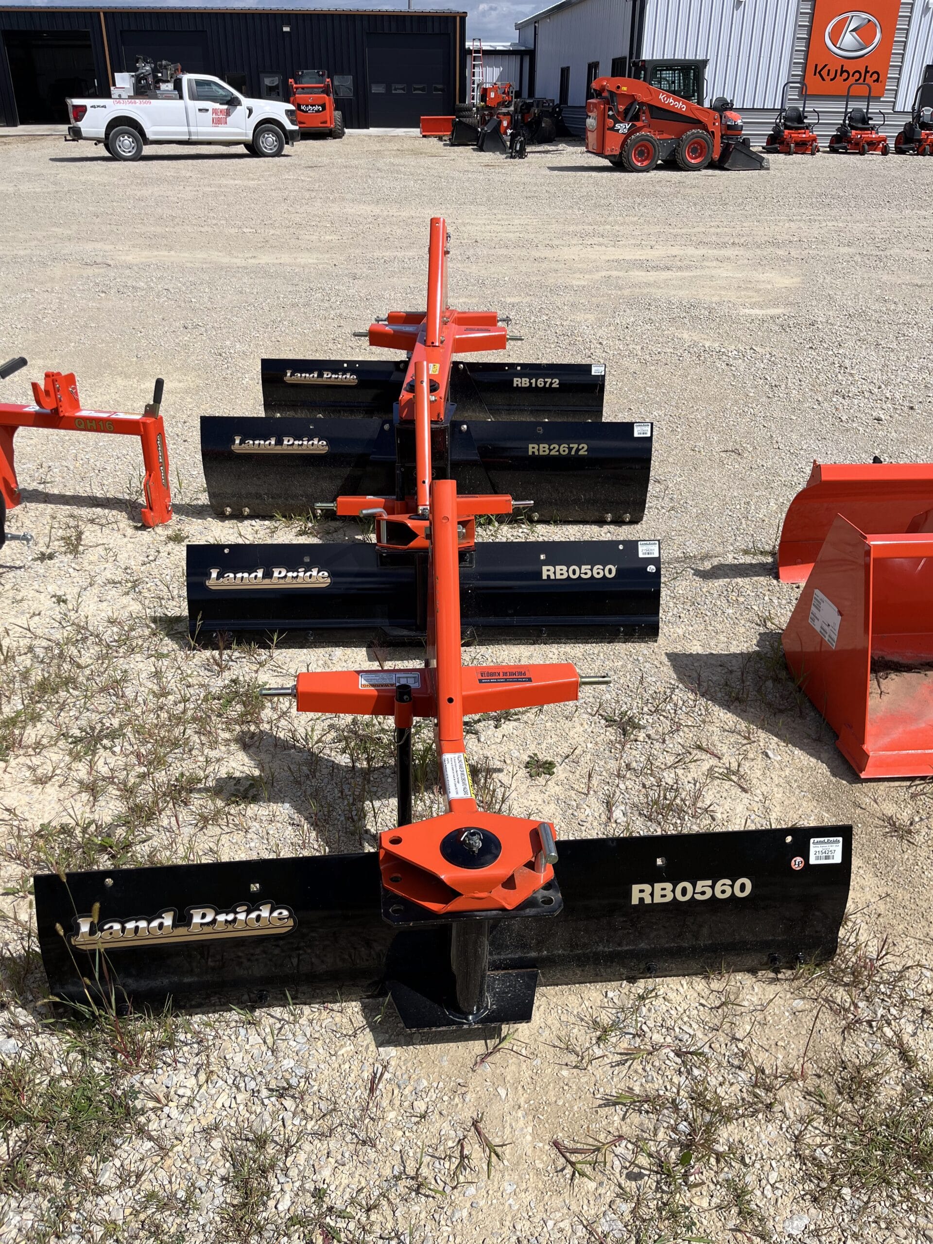 Land Pride Rear Blades